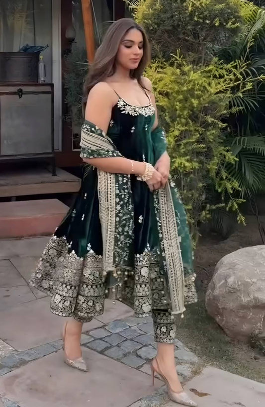 Forest Grace Evening Gown