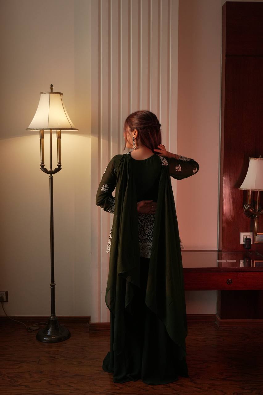 Peplum Aura Palazzo Set