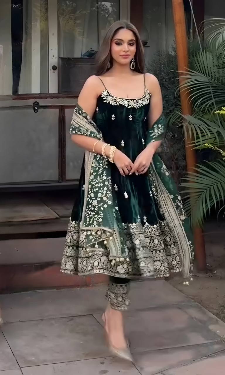 Forest Grace Evening Gown