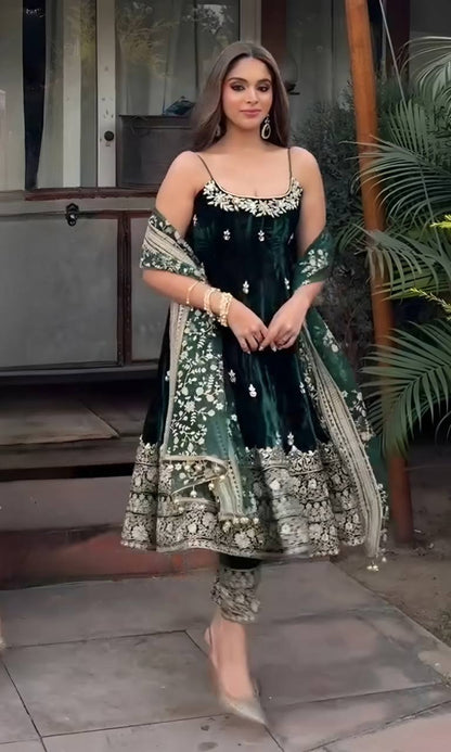 Forest Grace Evening Gown