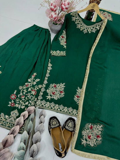 Elegant Glow Sharara Suit
