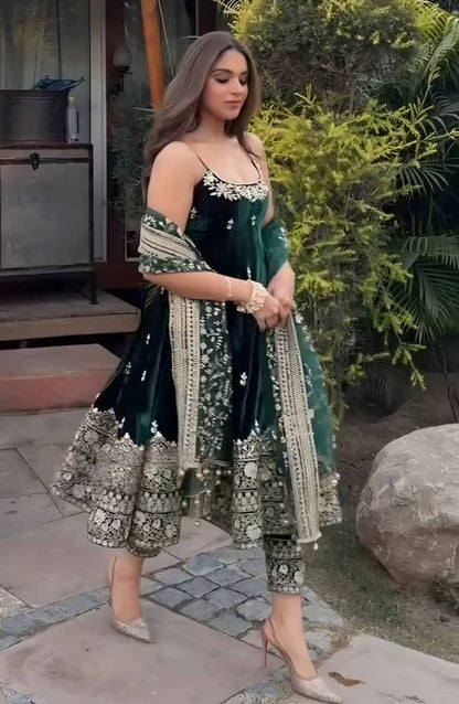 Forest Grace Evening Gown