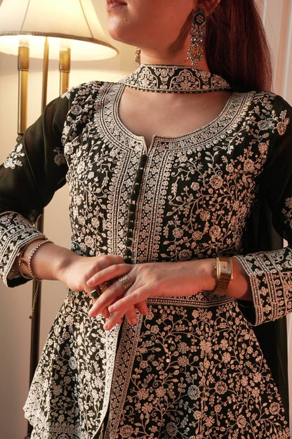 Peplum Aura Palazzo Set