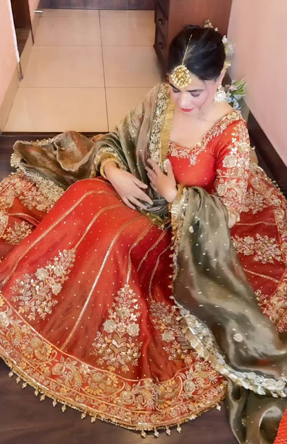 Royal Rust Ethnic Gown