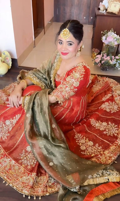 Royal Rust Ethnic Gown