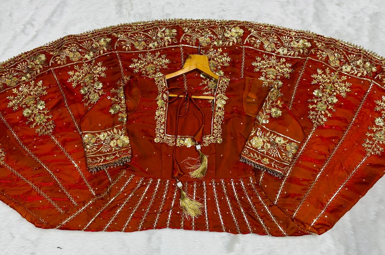 Royal Rust Ethnic Gown