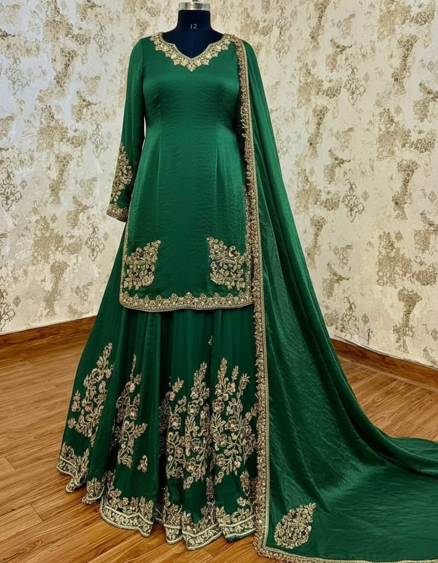 Elegant Glow Sharara Suit