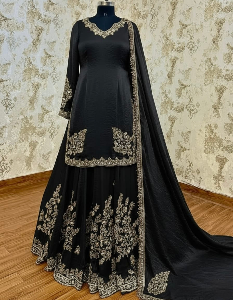 Elegant Glow Sharara Suit