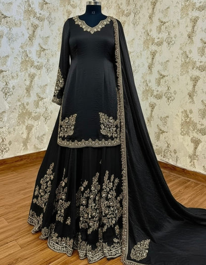 Elegant Glow Sharara Suit