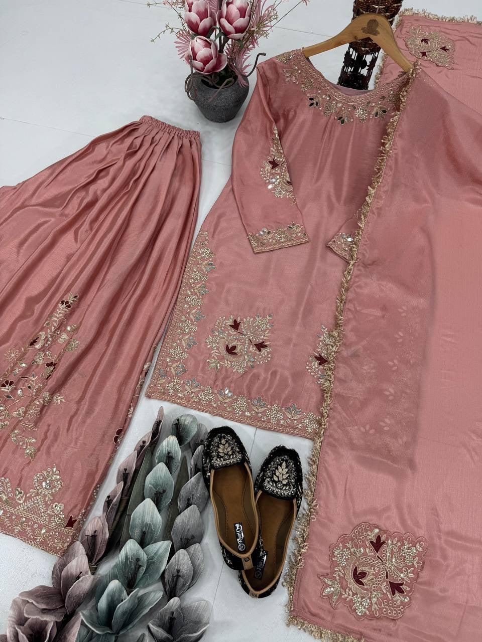 Elegant Glow Sharara Suit