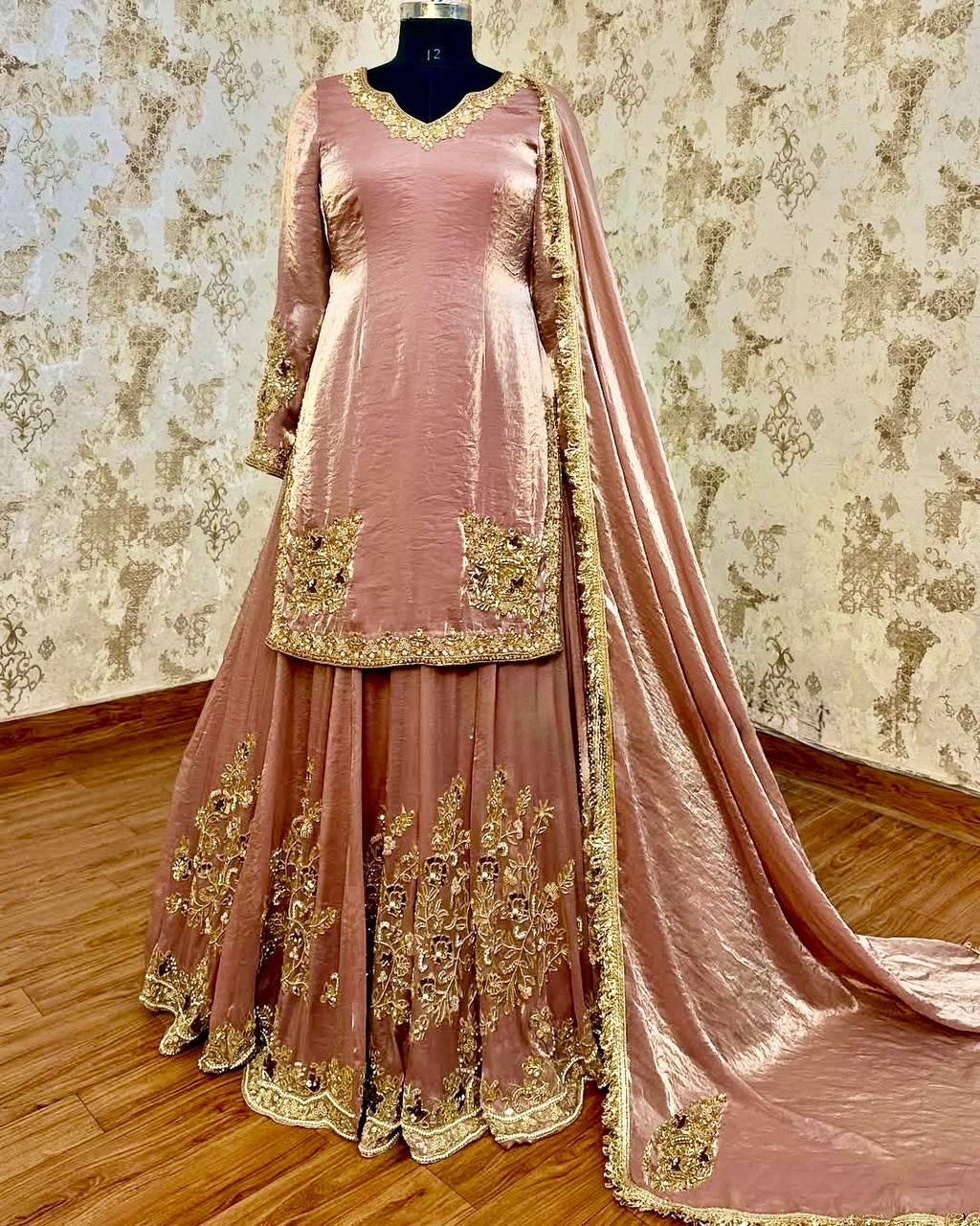 Elegant Glow Sharara Suit
