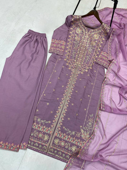 Premium Lavender Kurta Set