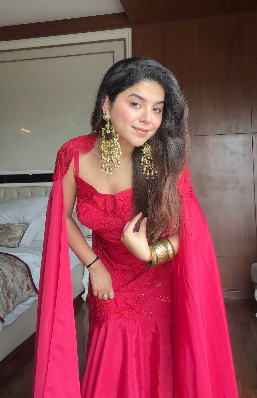 Hot Pink Party Lehenga Set