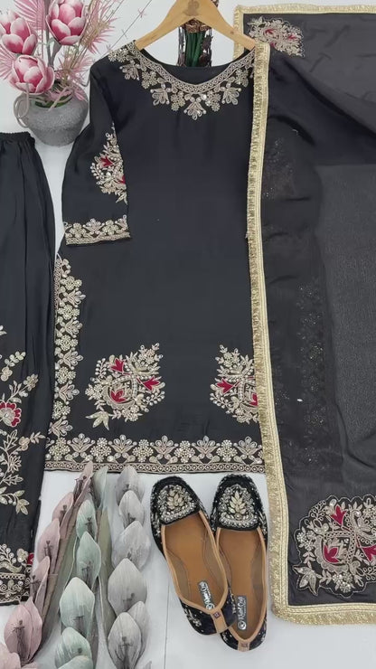 Elegant Glow Sharara Suit