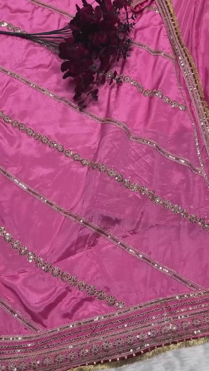 Pink Traditional Anarkali Suit Set