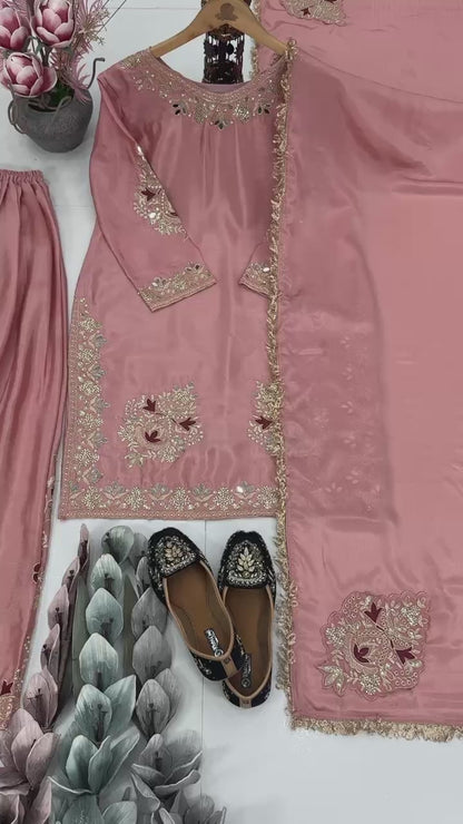 Elegant Glow Sharara Suit