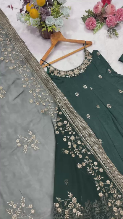 Forest Grace Evening Gown