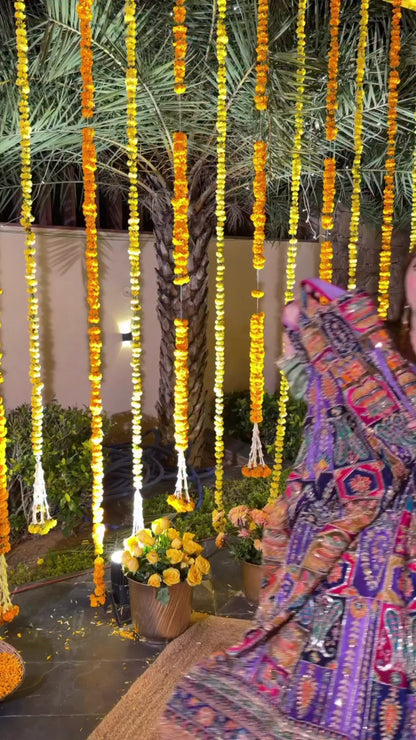 Vibrant Multicolor Designer Festive Gown