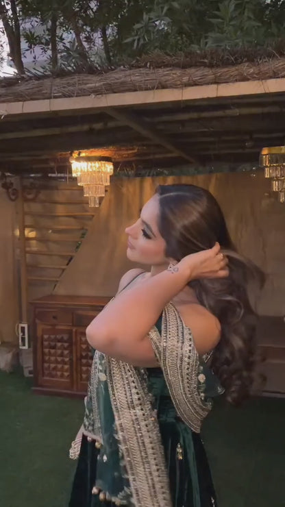 Forest Grace Evening Gown